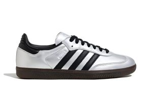 adidas Samba OG Silver Metallic Black Gum (W) - immagine 2