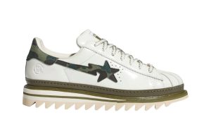 adidas Superstar CLOT by Edison Chen x Bape Off White - Image 2