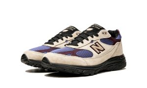 New Balance 993 Aime Leon Dore Beige Blue Maroon - Image 2