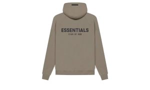 Fear of God Essentials Pull-Over Hoodie (SS21) Taupe - Image 2