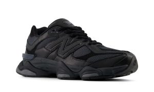 New Balance 9060 'Triple Black Leather' - Afbeelding 2