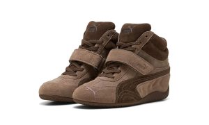 Puma Speedcat Wedge Totally Taupe Chocolate (Women's) – Image 2