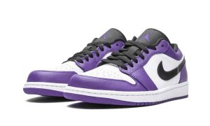 Air Jordan 1 Low Court Purple White - Image 2
