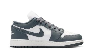 Jordan 1 Low Grey White (GS) - Imagen 2