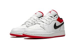 Jordan 1 Low White Gym Red (GS) - Image 2