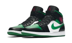 Jordan 1 Mid Green Toe - Image 2