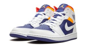 Jordan 1 Mid Royal Blue Laser Orange - Image 2