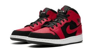 Jordan 1 Mid Reverse Bred (GS) – Bild 2