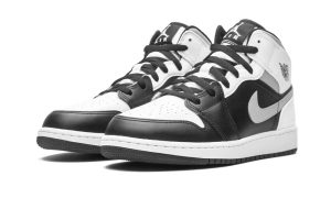 Air Jordan 1 Mid White Shadow (GS) - Afbeelding 2
