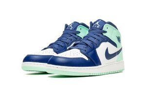 Air Jordan 1 Mid Blue Mint (GS) – Image 2