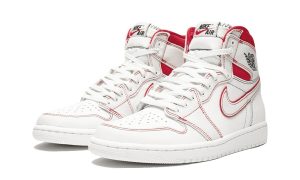 Jordan 1 Retro High Phantom Gym Red – Image 2