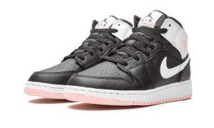 Jordan 1 Mid Arctic Pink Black (GS) - Image 2
