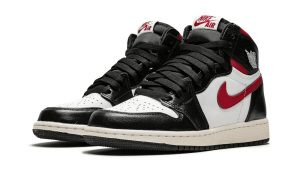 Jordan 1 Retro High Black Gym Red (GS) - Image 2