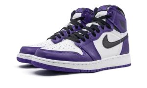 Jordan 1 Retro High Court Purple White (GS) - Image 2