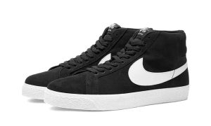 Nike SB Zoom Blazer Mid Black White - Imagen 2