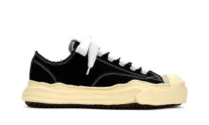 Maison Mihara Yasuhiro Hank Vintage Sole Canvas Low Black – Bild 2