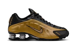Nike Shox R4 Black Metallic Gold (W) – Bild 2