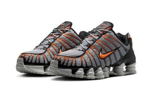 Nike Shox TL Light Smoke Grey Black Bright Mandarin - Afbeelding 2