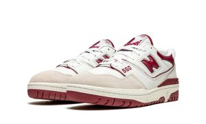 New Balance 550 Sea Salt Burgundy - Image 2
