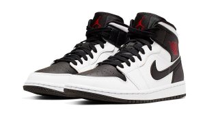 Air Jordan 1 Mid Reverse Black Toe (W) - Image 2