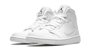 Air Jordan 1 Mid White Snakeskin (W) - Image 2