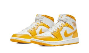 Air Jordan 1 Mid White Yellow – Image 2