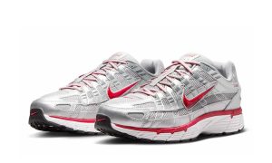 Nike P-6000 Metallic Silver Gym Red - immagine 2