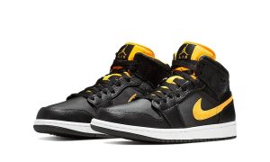 Air Jordan 1 Mid Black University Gold - immagine 2