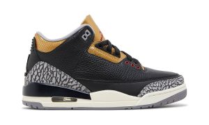 Jordan 3 Retro 'Black Cement Gold' (W) - Image 2