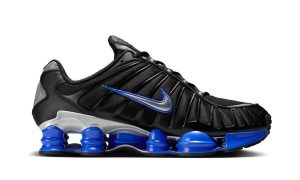 Nike Shox TL Black Racer Blue Metallic Silver - Image 2