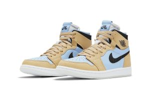 Air Jordan 1 High Zoom CMFT Psychic Blue Sesam - Afbeelding 2