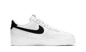 Nike Air Force 1 Low 07 White Black Pebbled Leather - Image 2