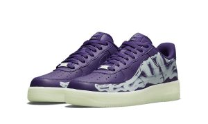 Nike Air Force 1 Low '07 QS Purple Skeleton Halloween (2021) - Image 2