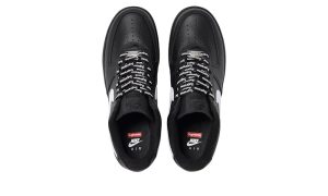 Nike Air Force 1 Low Supreme Black White - Afbeelding 2