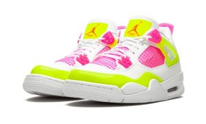 Jordan 4 Retro White Lemon Pink (GS) - Image 2