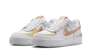 Nike Air Force 1 Low Shadow White Team Gold Rattan (Women's) - Image 3