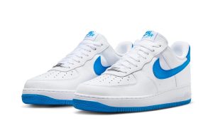 Nike Air Force 1 Low '07 White Photo Blue - Image 3