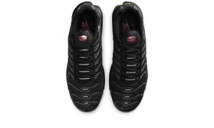 Nike Air Max Plus Black University Red Metallic Silver - Image 3