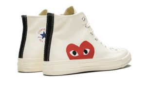 Converse Chuck Taylor All Star 70 Hi Comme des Garcons PLAY White - Image 3