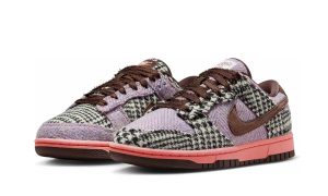 Nike Dunk Low Harris Tweed Purple Pink (W) - Image 3