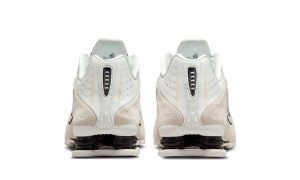 Nike Shox R4 White Black Suede (Women's) - Image 3