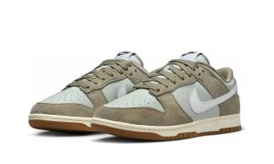 Nike Dunk Low Retro SE Light Silver Light Army Sail White - Image 3
