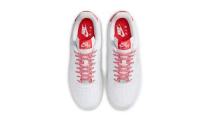 Nike Air Force 1 Low '07 White Pink Foam Metallic Silver Light Crimson (W) - Image 3