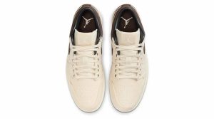 Jordan 1 Low Premium Pale Ivory Off Noir Baroque Brown - Image 3