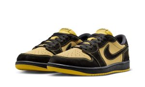 Jordan 1 Retro Low OG Quai 54 Black Tour Yellow Red - Image 3