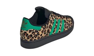 adidas Superstar Black Green Leopard (Women's) - Imagen 3
