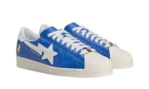 Adidas Superstar Vintage Bape Blue White - immagine 3