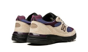 New Balance 993 Aime Leon Dore Beige Blue Maroon - Image 3
