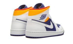 Jordan 1 Mid Royal Blue Laser Orange - Image 3