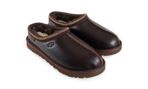 UGG Tasman LTHR Regen Slipper Ironwood - immagine 3